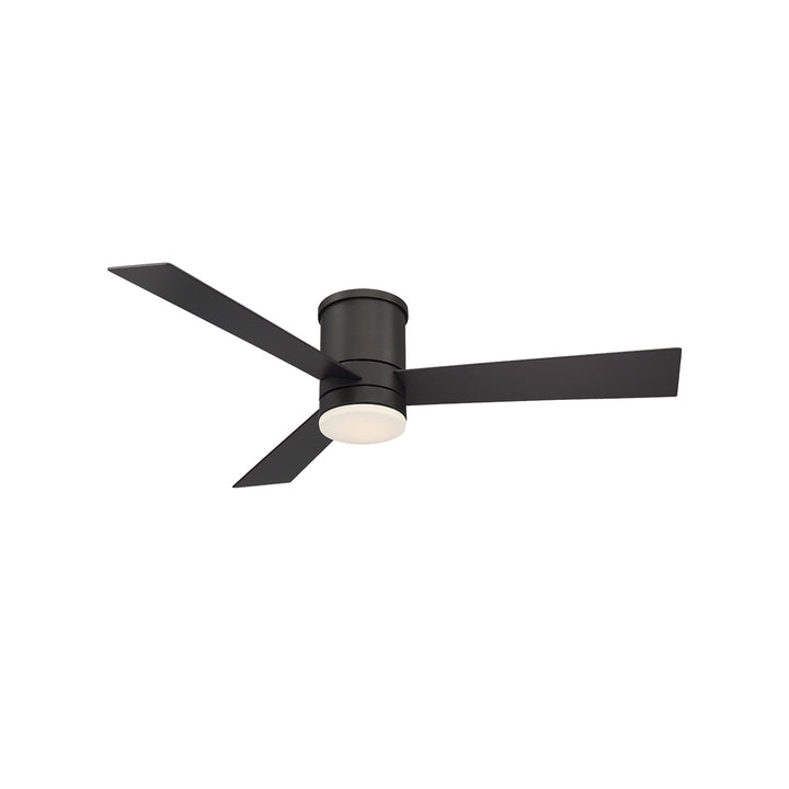 Modern Forms Fan Axis Smart Outdoor DC Flushmount Ceiling Fan with 19.5W CCT LED and Remote