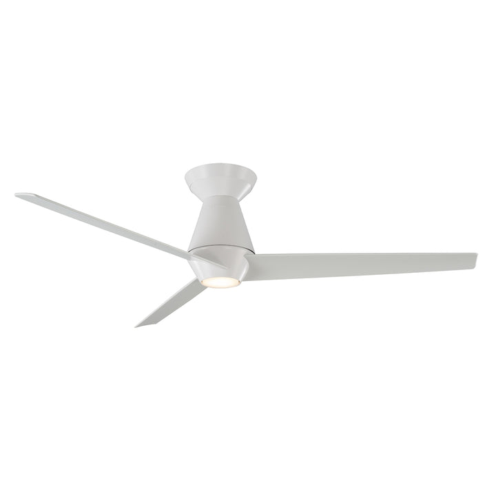 Modern Forms Fan Slim 52" Smart Outdoor DC Flushmount Ceiling Fan with 11.5W CCT LED and Remote