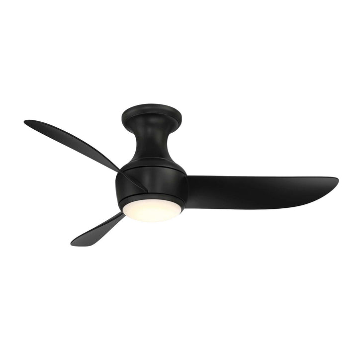 Modern Forms Fan Corona Smart Outdoor DC Flushmount Ceiling Fan with 19.5W CCT LED and Remote