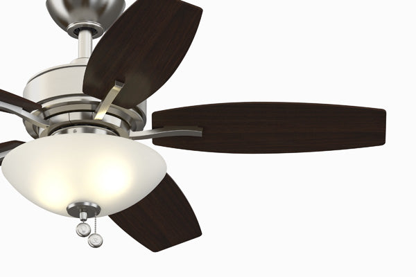 Fanimation Aire Deluxe 44" Pull Chain Ceiling Fan with Light