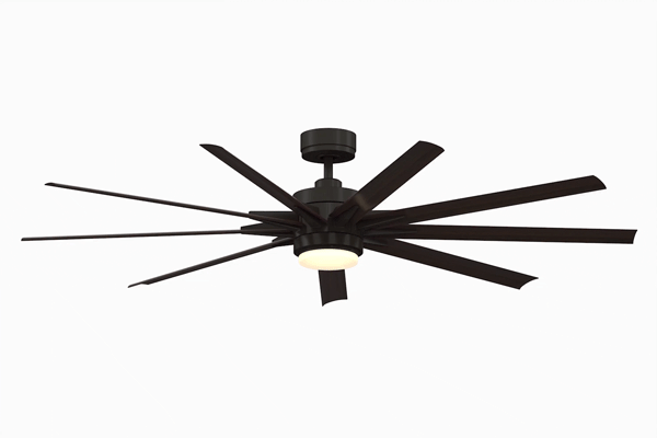 Fanimation Odyn 84" Indoor/Outdoor DC Ceiling Fan with 18W LED Light and Remote Control