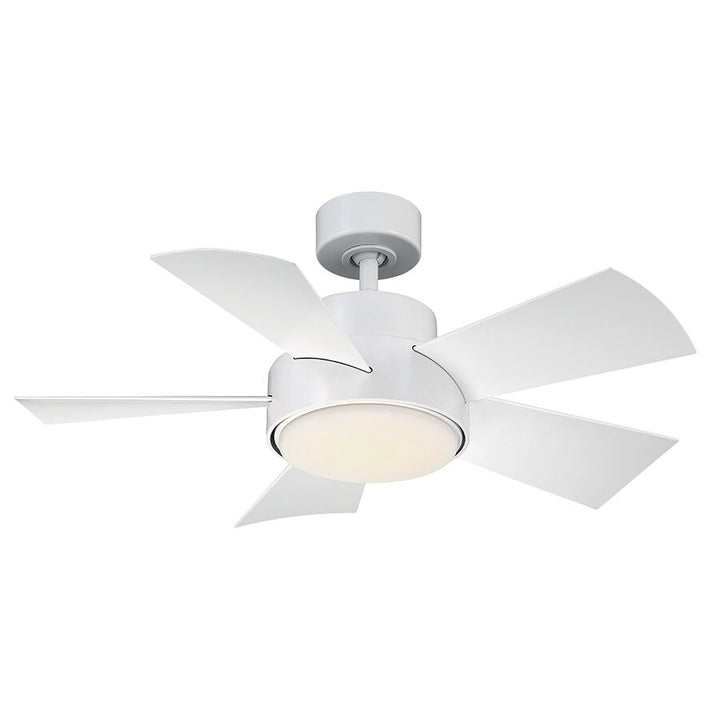 Modern Forms Fans Vox Smart Outdoor DC Ceiling Fan with 23.5W LED CCT LED and Remote