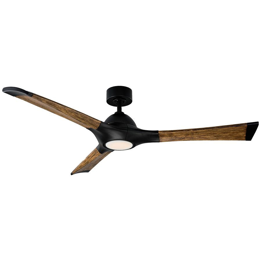 Modern Forms Fan Woody Smart Outdoor DC Ceiling Fan with 19W CCT LED and Remote