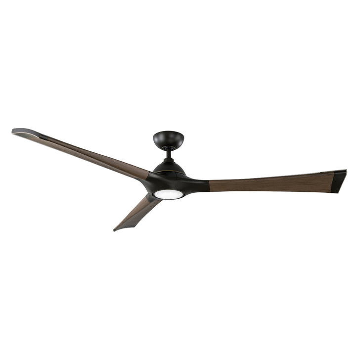 Modern Forms Fan Woody Smart Outdoor DC Ceiling Fan with 19W CCT LED and Remote