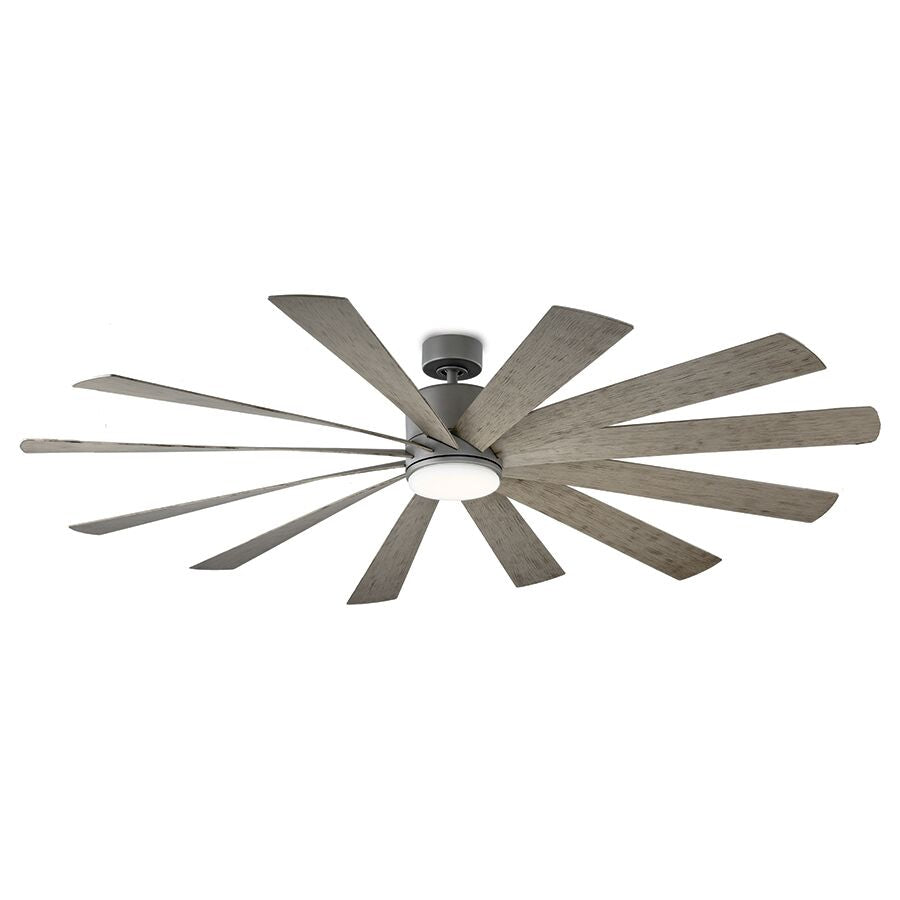 Modern Forms Fan Windflower 60" Smart Outdoor DC Ceiling Fan with 23.5W CCT LED and Remote