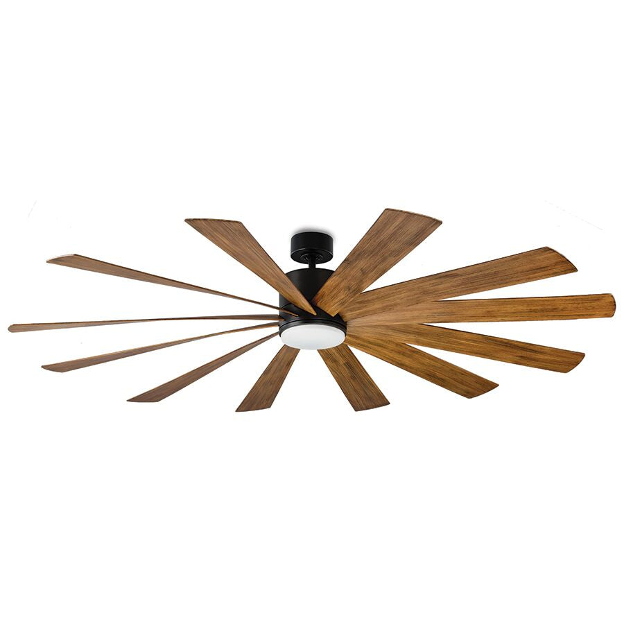 Modern Forms Fan Windflower 60" Smart Outdoor DC Ceiling Fan with 23.5W CCT LED and Remote