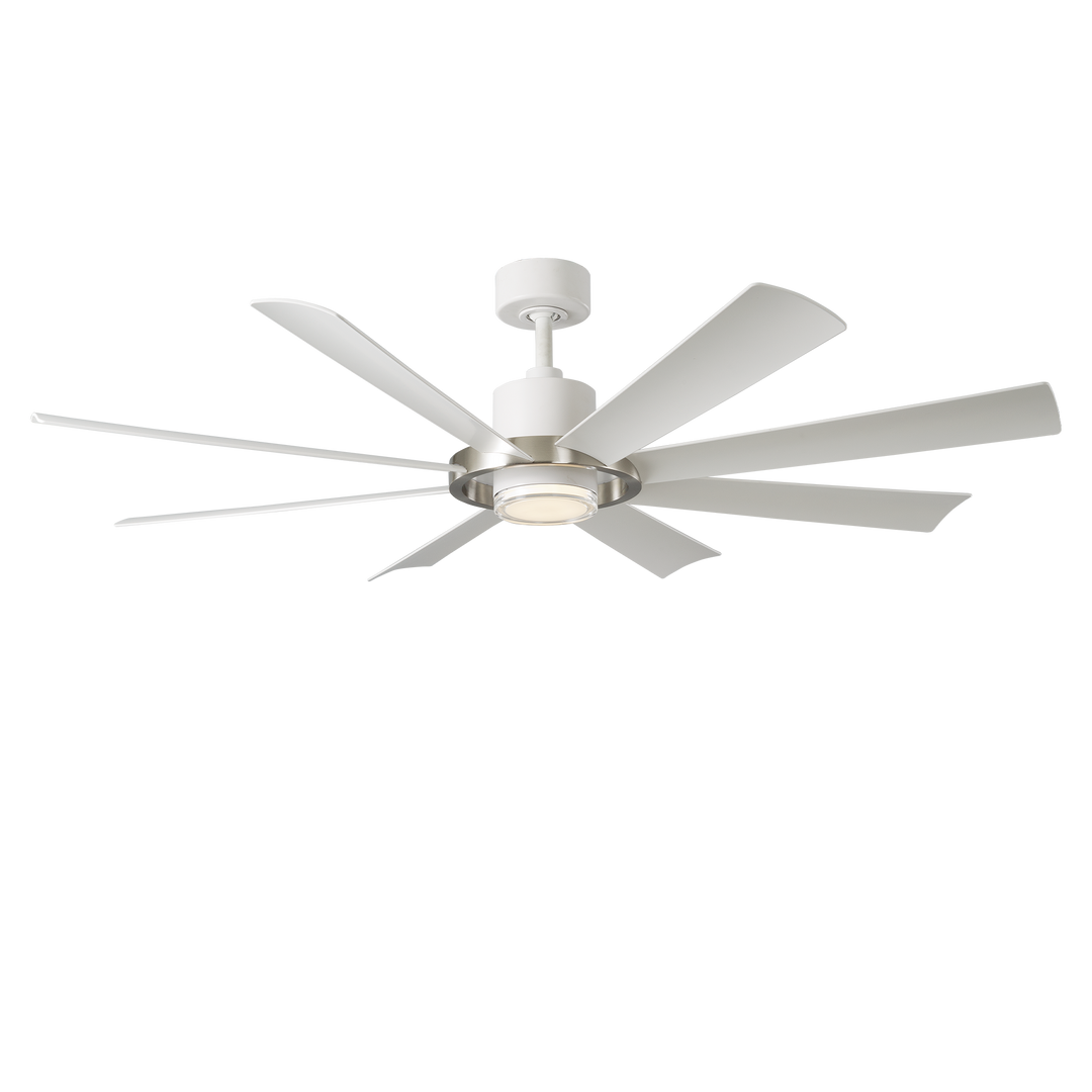 Modern Forms Fan Aura Smart Outdoor DC Ceiling Fan with 19.5W CCT LED and remote