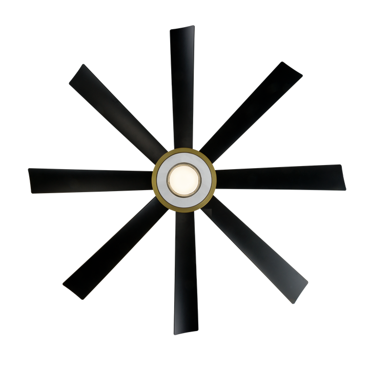 Modern Forms Fan Aura Smart Outdoor DC Ceiling Fan with 19.5W CCT LED and remote