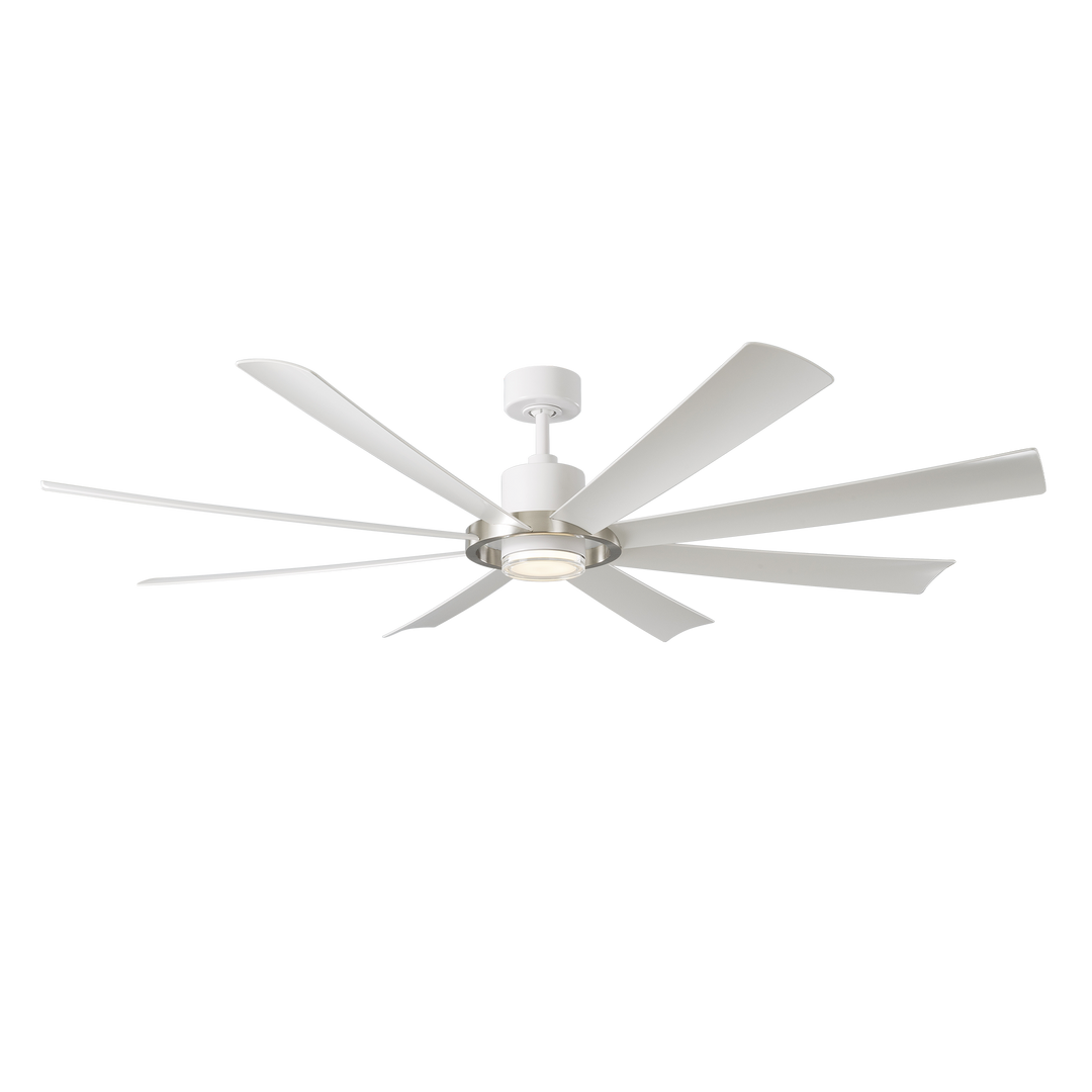 Modern Forms Fan Aura Smart Outdoor DC Ceiling Fan with 19.5W CCT LED and remote