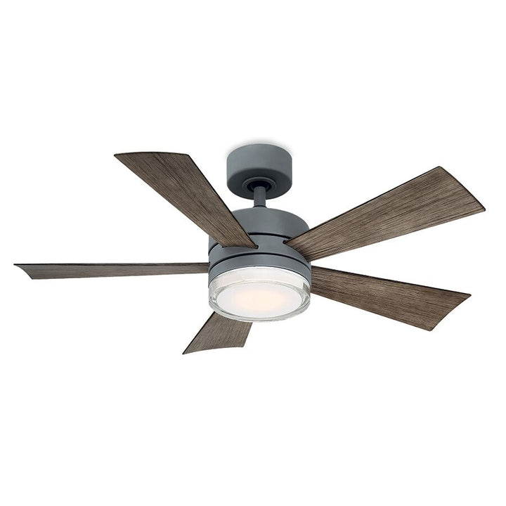 Modern Forms Fans Wynd Smart Outdoor DC Ceiling Fan with 19.5W CCT LED and Remote Control