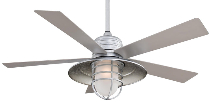 Minka Aire Rainman 54" Outdoor Ceiling Fan with LED Light and Wall Control