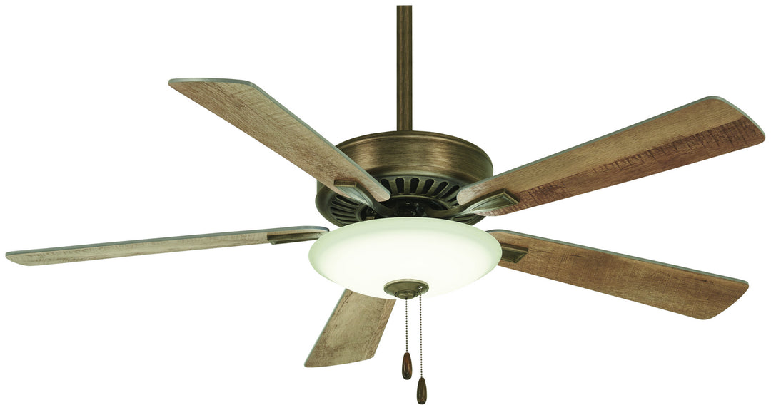 Minka Aire Contractor 52" Ceiling Fan With 26W Dimmable LED Light and Remote Control