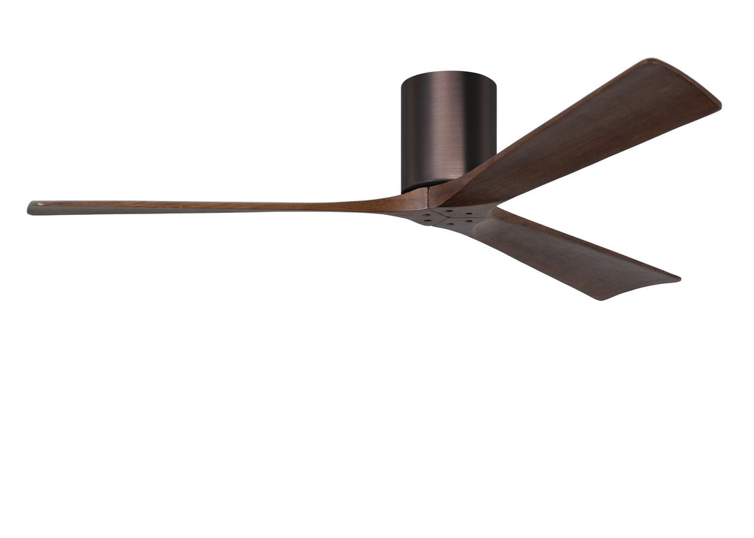 Matthews Fan Company Irene 3H 60" Indoor/Outdoor Hugger DC Ceiling Fan with Remote and Wall Control