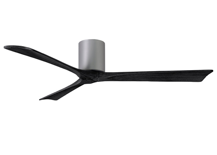 Matthews Fan Company Irene 3H 60" Indoor/Outdoor Hugger DC Ceiling Fan with Remote and Wall Control