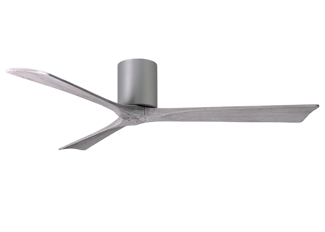 Matthews Fan Company Irene 3H 60" Indoor/Outdoor Hugger DC Ceiling Fan with Remote and Wall Control