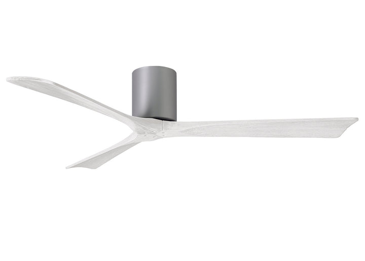 Matthews Fan Company Irene 3H 60" Indoor/Outdoor Hugger DC Ceiling Fan with Remote and Wall Control