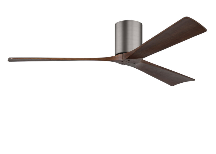 Matthews Fan Company Irene 3H 60" Indoor/Outdoor Hugger DC Ceiling Fan with Remote and Wall Control