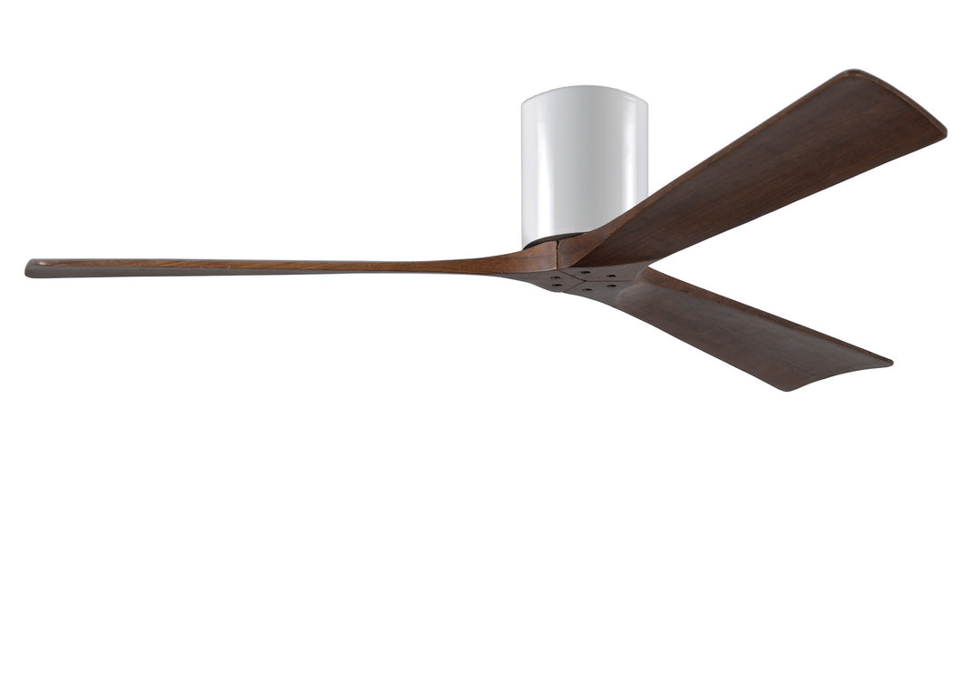 Matthews Fan Company Irene 3H 60" Indoor/Outdoor Hugger DC Ceiling Fan with Remote and Wall Control