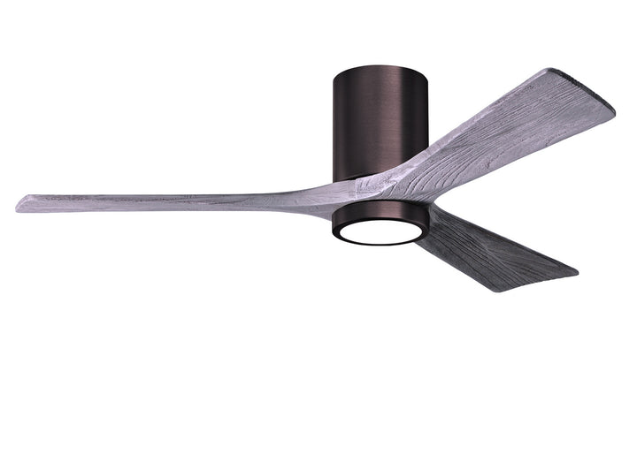 Matthews Fan Company Irene 3HLK 52" Indoor/Outdoor DC LED Hugger Ceiling Fan with Remote and Wall Control