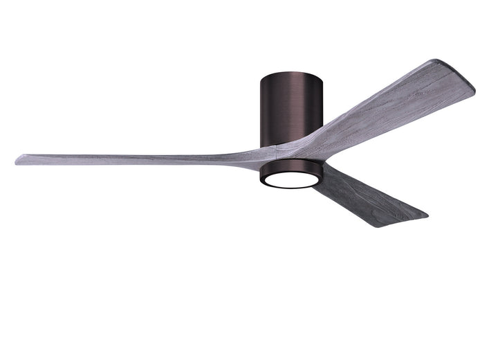 Matthews Fan Company Irene 3HLK 60" Indoor/Outdoor DC LED Hugger Ceiling Fan with Remote and Wall Control