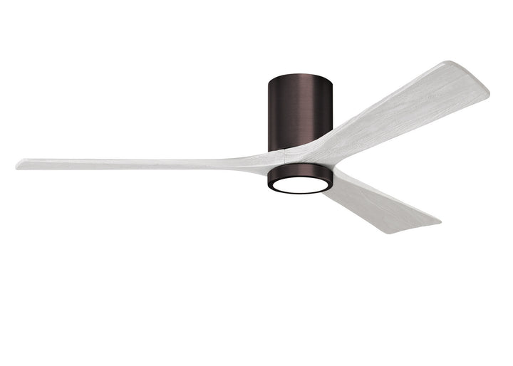 Matthews Fan Company Irene 3HLK 60" Indoor/Outdoor DC LED Hugger Ceiling Fan with Remote and Wall Control