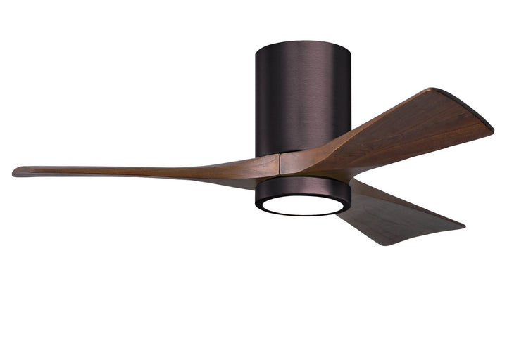 Matthews Fans 42" Irene 3HLK Indoor/Outdoor DC LED Hugger Ceiling Fan with Remote and Wall Control