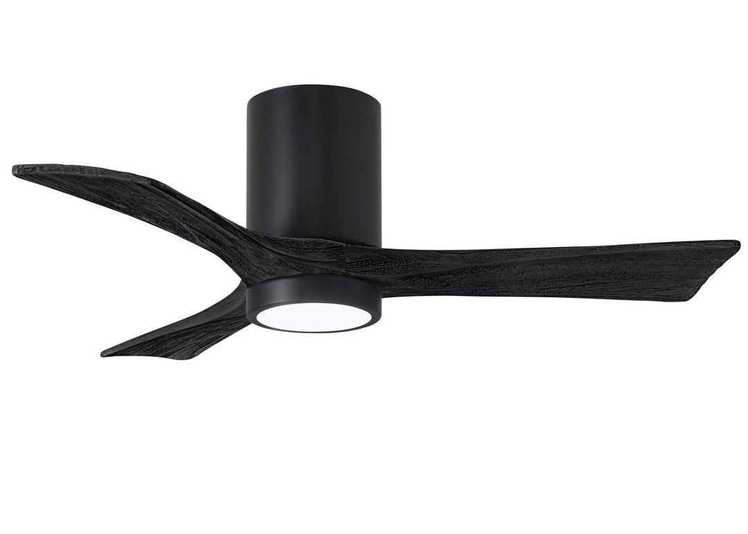 Matthews Fans 42" Irene 3HLK Indoor/Outdoor DC LED Hugger Ceiling Fan with Remote and Wall Control