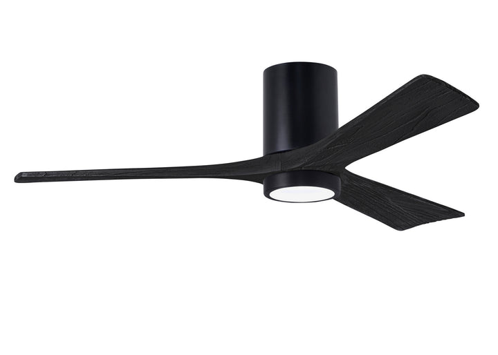 Matthews Fan Company Irene 3HLK 52" Indoor/Outdoor DC LED Hugger Ceiling Fan with Remote and Wall Control