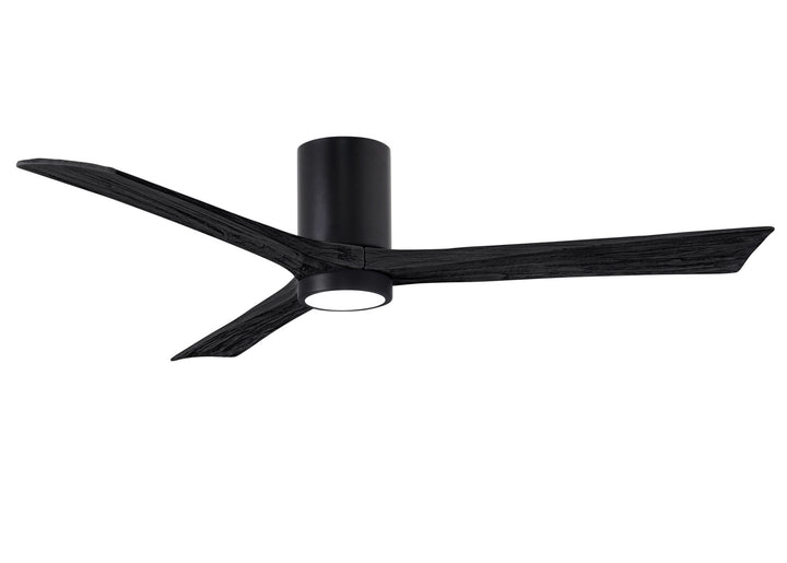 Matthews Fan Company Irene 3HLK 60" Indoor/Outdoor DC LED Hugger Ceiling Fan with Remote and Wall Control