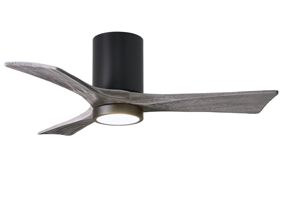 Matthews Fans 42" Irene 3HLK Indoor/Outdoor DC LED Hugger Ceiling Fan with Remote and Wall Control