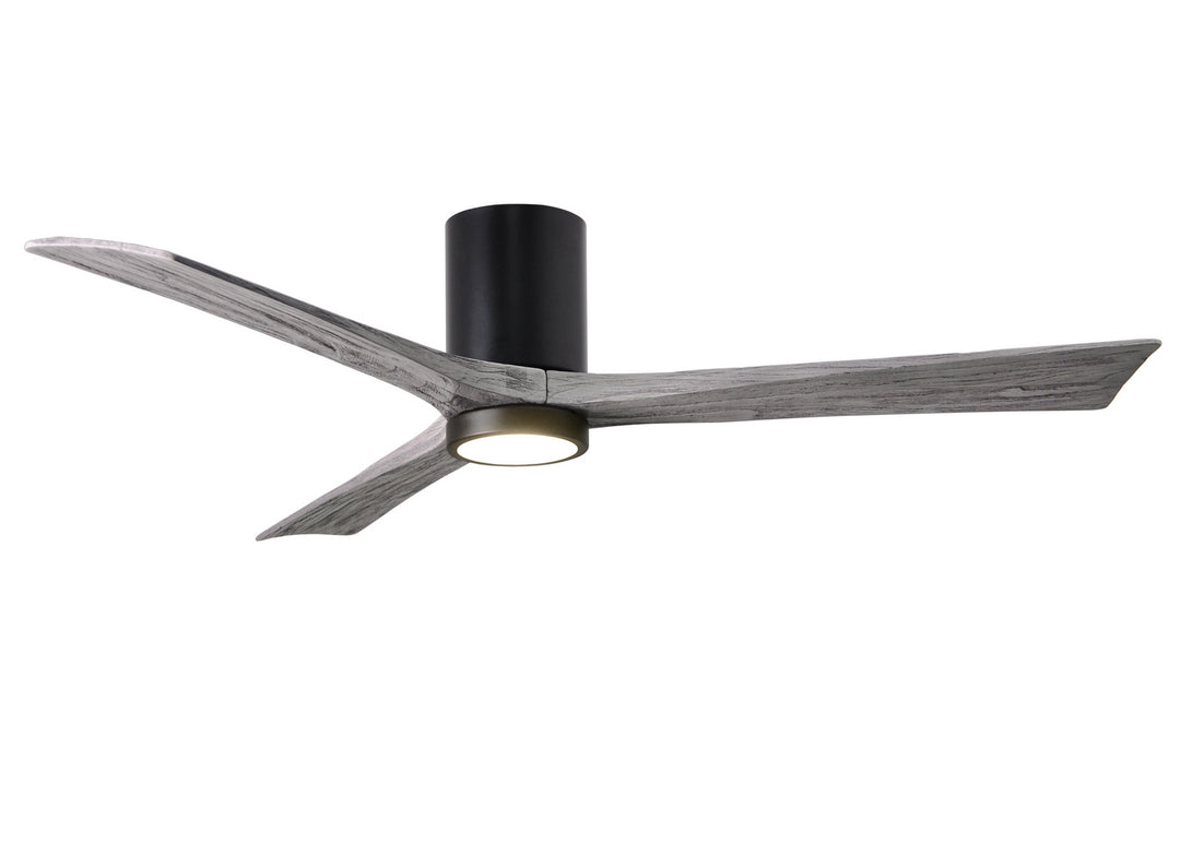 Matthews Fan Company Irene 3HLK 60" Indoor/Outdoor DC LED Hugger Ceiling Fan with Remote and Wall Control