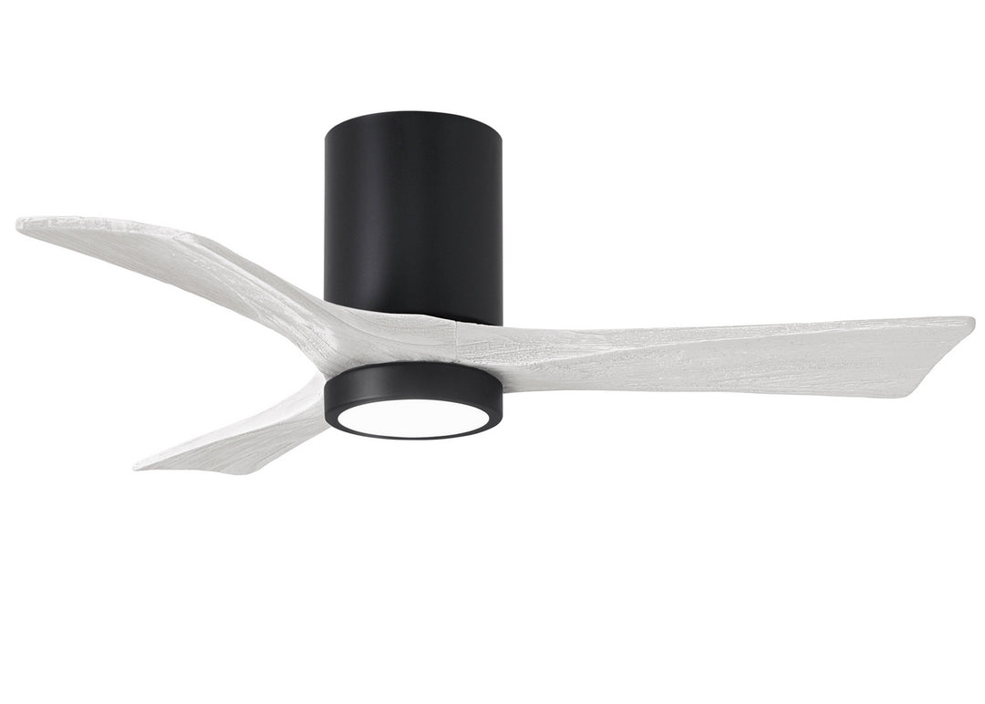 Matthews Fans 42" Irene 3HLK Indoor/Outdoor DC LED Hugger Ceiling Fan with Remote and Wall Control