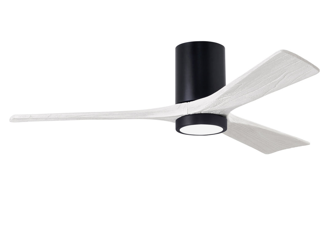 Matthews Fan Company Irene 3HLK 52" Indoor/Outdoor DC LED Hugger Ceiling Fan with Remote and Wall Control