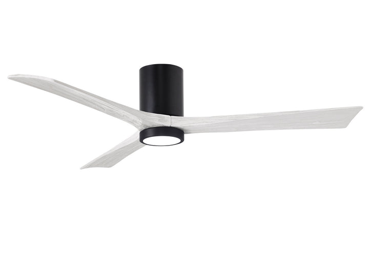 Matthews Fan Company Irene 3HLK 60" Indoor/Outdoor DC LED Hugger Ceiling Fan with Remote and Wall Control