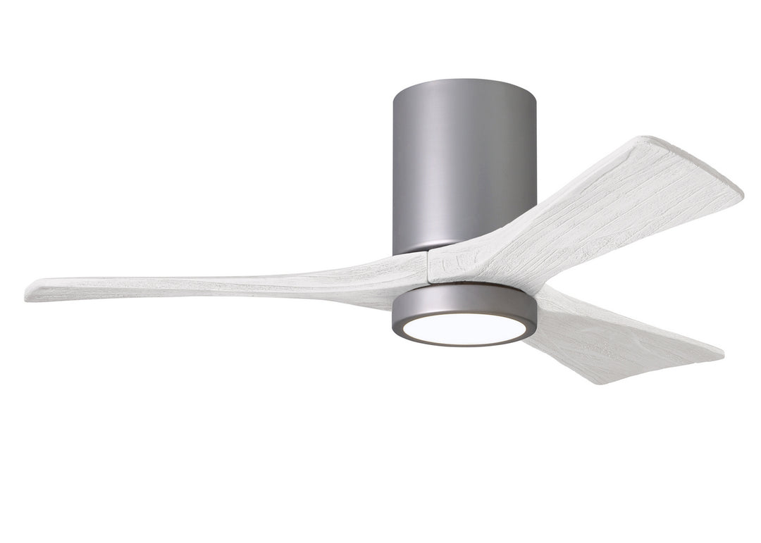 Matthews Fans 42" Irene 3HLK Indoor/Outdoor DC LED Hugger Ceiling Fan with Remote and Wall Control