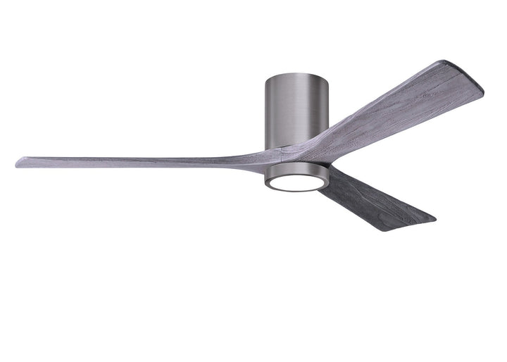 Matthews Fan Company Irene 3HLK 60" Indoor/Outdoor DC LED Hugger Ceiling Fan with Remote and Wall Control