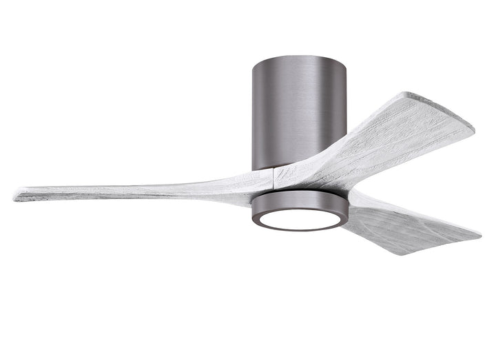 Matthews Fans 42" Irene 3HLK Indoor/Outdoor DC LED Hugger Ceiling Fan with Remote and Wall Control