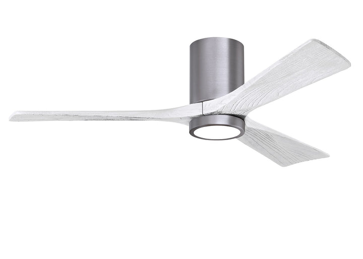 Matthews Fan Company Irene 3HLK 52" Indoor/Outdoor DC LED Hugger Ceiling Fan with Remote and Wall Control