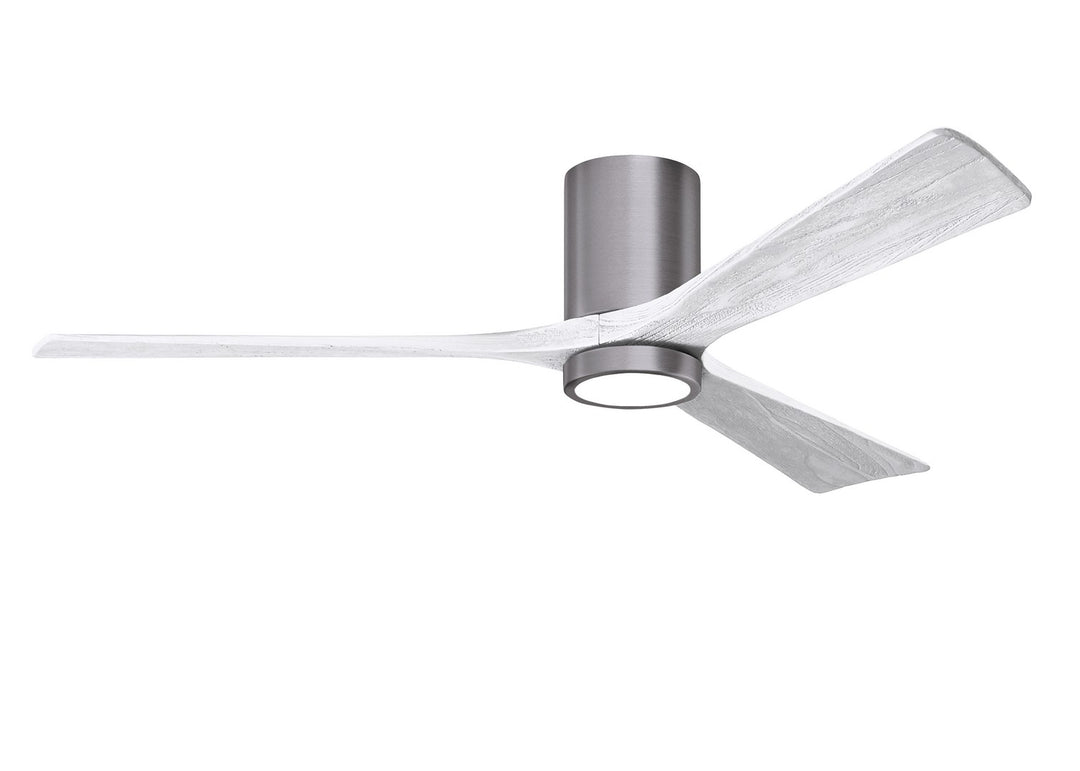 Matthews Fan Company Irene 3HLK 60" Indoor/Outdoor DC LED Hugger Ceiling Fan with Remote and Wall Control