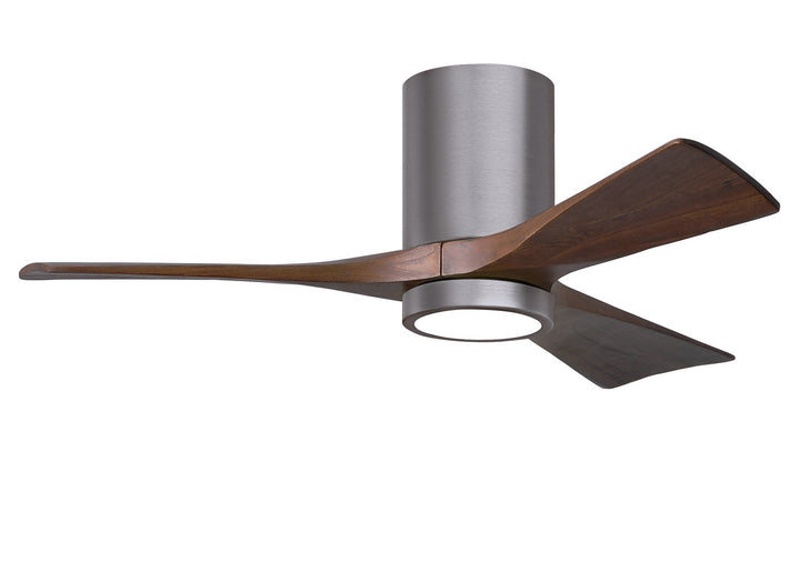 Matthews Fans 42" Irene 3HLK Indoor/Outdoor DC LED Hugger Ceiling Fan with Remote and Wall Control