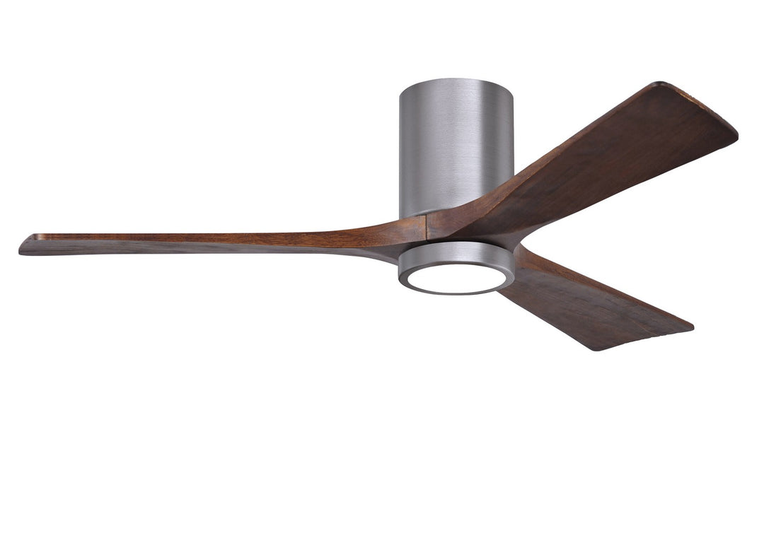 Matthews Fan Company Irene 3HLK 52" Indoor/Outdoor DC LED Hugger Ceiling Fan with Remote and Wall Control