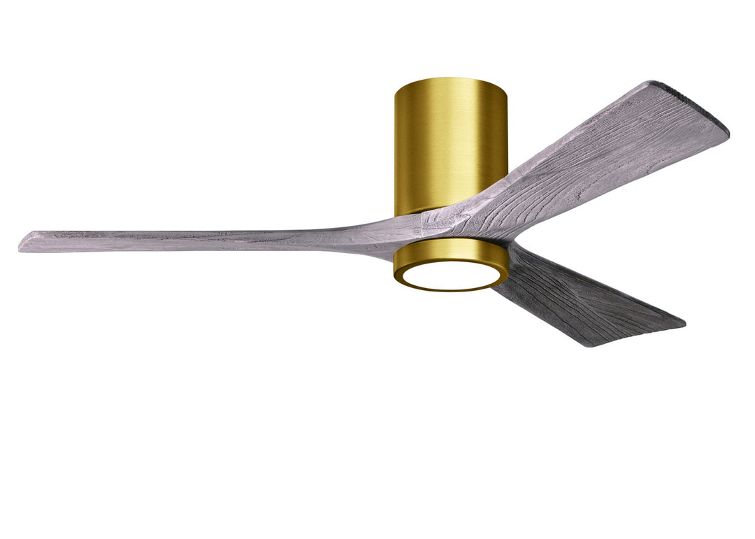 Matthews Fan Company Irene 3HLK 52" Indoor/Outdoor DC LED Hugger Ceiling Fan with Remote and Wall Control