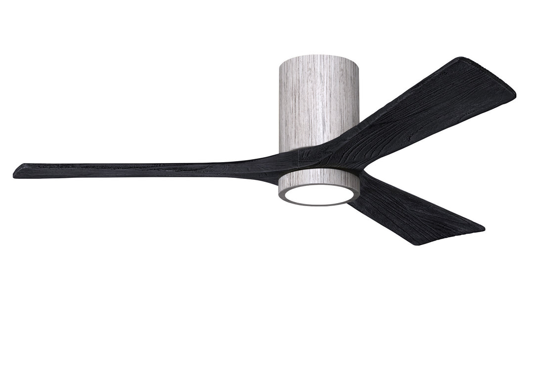 Matthews Fan Company Irene 3HLK 52" Indoor/Outdoor DC LED Hugger Ceiling Fan with Remote and Wall Control