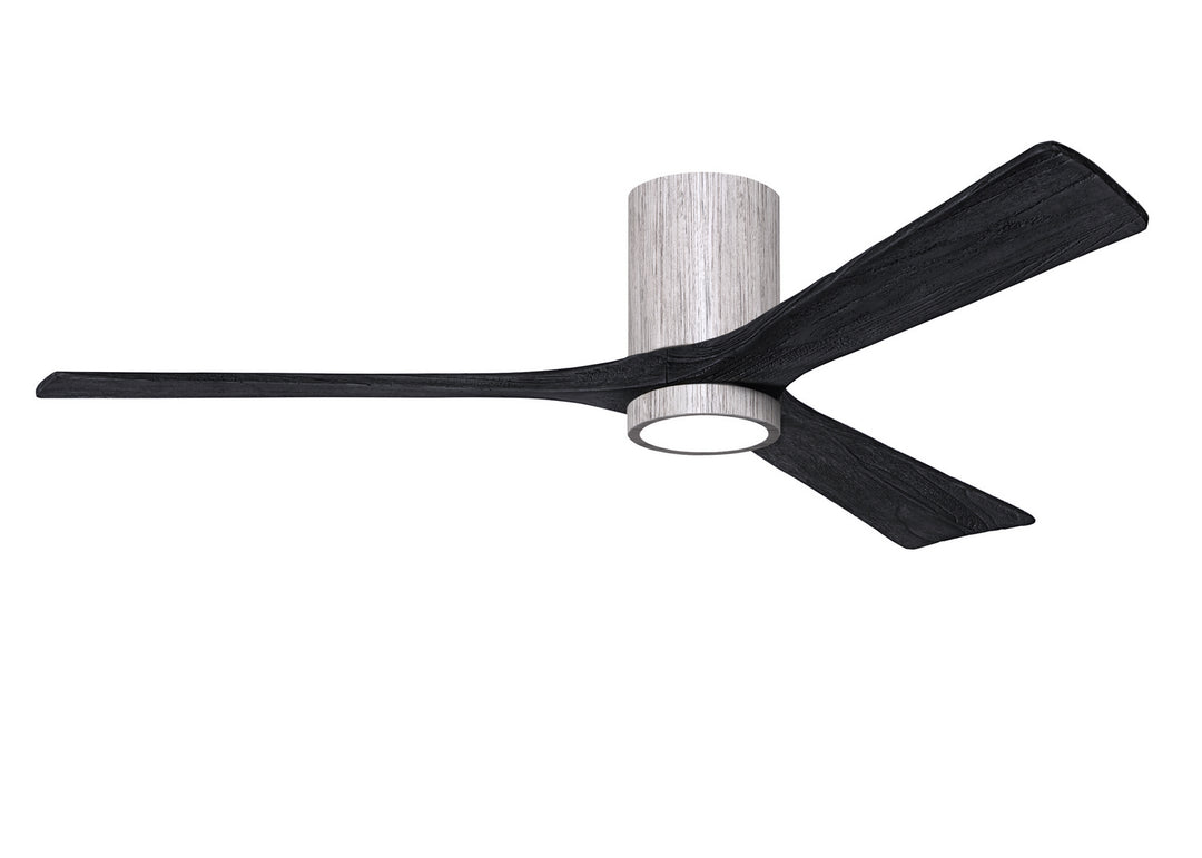 Matthews Fan Company Irene 3HLK 60" Indoor/Outdoor DC LED Hugger Ceiling Fan with Remote and Wall Control