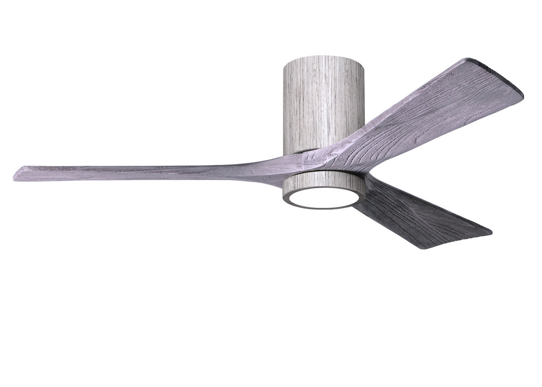 Matthews Fan Company Irene 3HLK 52" Indoor/Outdoor DC LED Hugger Ceiling Fan with Remote and Wall Control