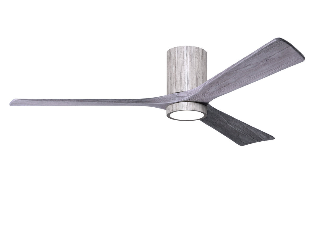 Matthews Fan Company Irene 3HLK 60" Indoor/Outdoor DC LED Hugger Ceiling Fan with Remote and Wall Control