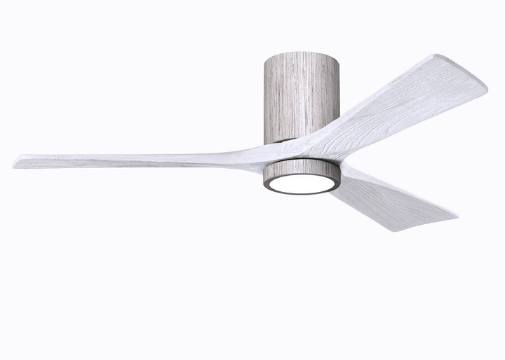 Matthews Fan Company Irene 3HLK 52" Indoor/Outdoor DC LED Hugger Ceiling Fan with Remote and Wall Control