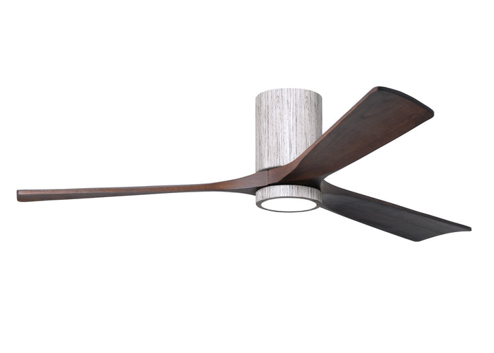 Matthews Fan Company Irene 3HLK 60" Indoor/Outdoor DC LED Hugger Ceiling Fan with Remote and Wall Control