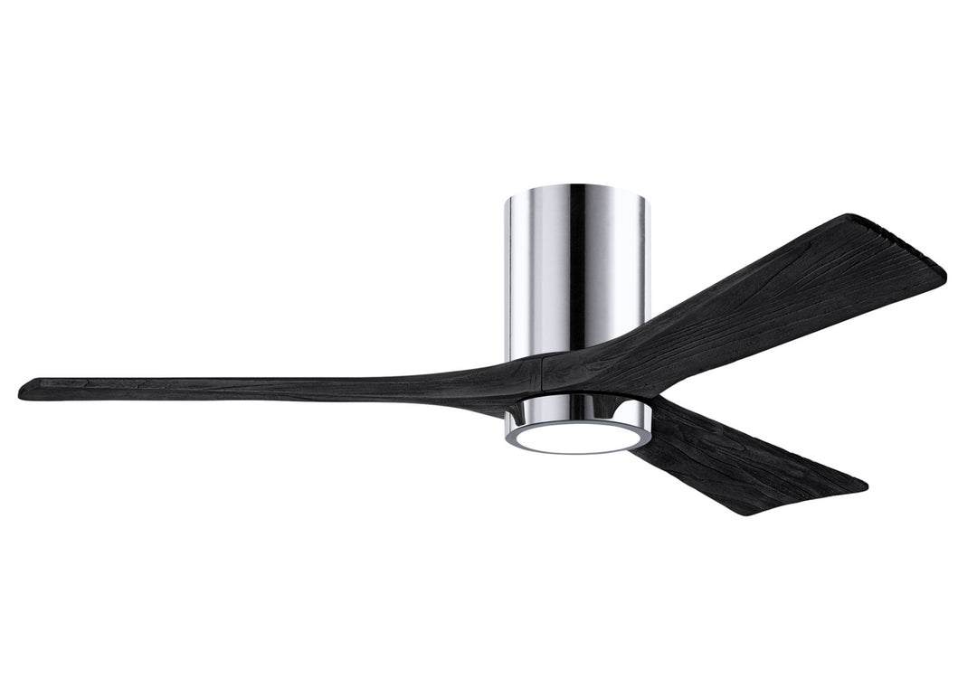 Matthews Fan Company Irene 3HLK 52" Indoor/Outdoor DC LED Hugger Ceiling Fan with Remote and Wall Control