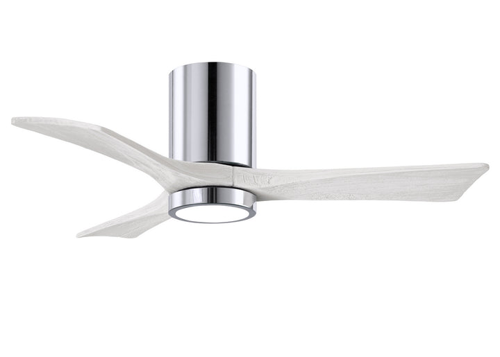 Matthews Fans 42" Irene 3HLK Indoor/Outdoor DC LED Hugger Ceiling Fan with Remote and Wall Control